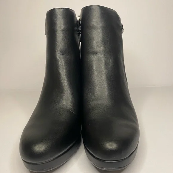 Naturalizer Black Heeled Boots with Sleek Design - Picture 6 of 9